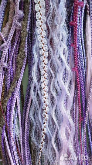 DE косы ручной работы, комплект