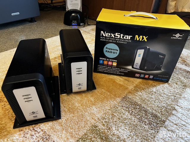 Внешние боксы для двух HDD 3,5. Vantec NexStar MX