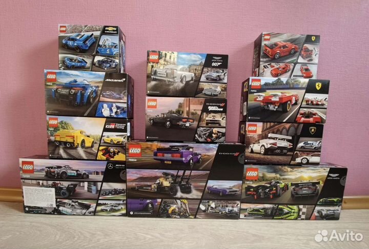 Lego Speed Champions Новые оригинальные наборы от