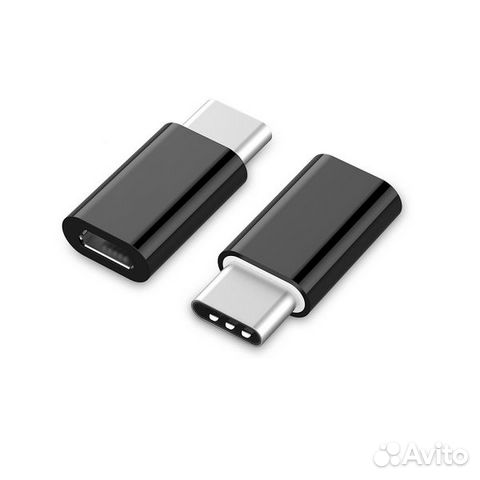 Переходник OTG microUSB (F) - Type-C (M)