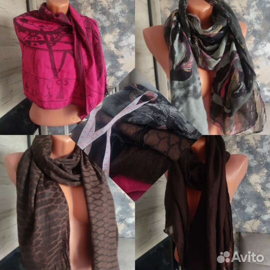 Шарфы платки палантины