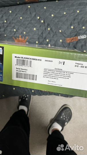 Shure BLX288CN/SM58-H10