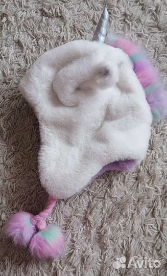 Шапка меховая единорожка