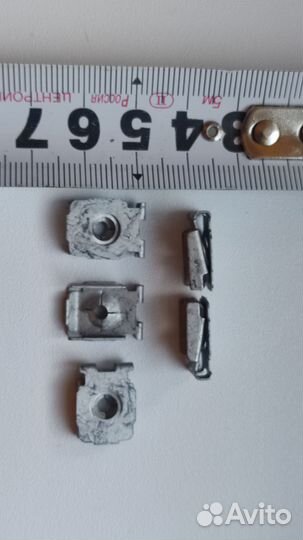 Клипсы автомобильные металлические