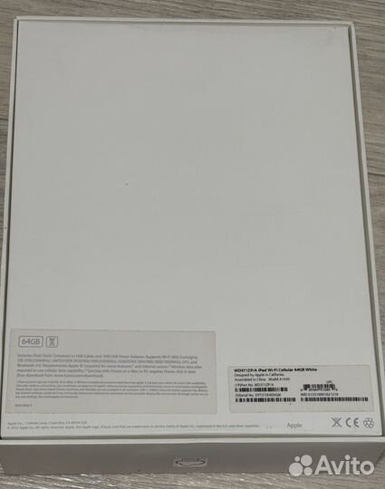 Очень Крутой и Идеальный iPad 3 64dg wifi 3g с Sim