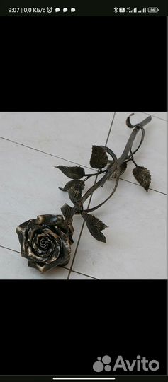 Кованая роза