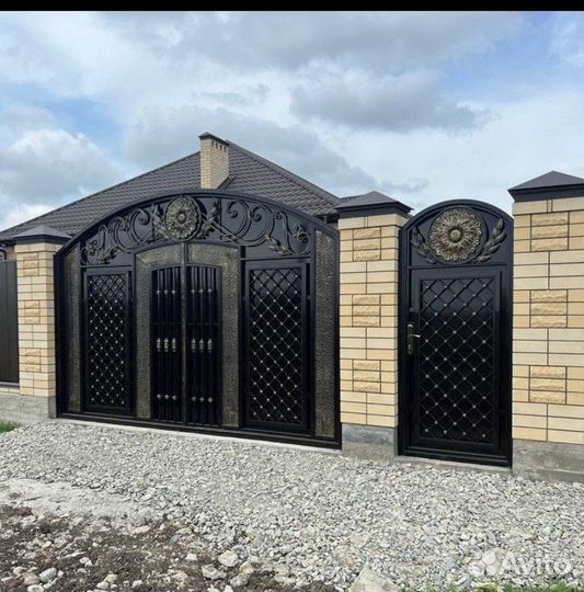 Кованные ворота(рассрочка без банка)