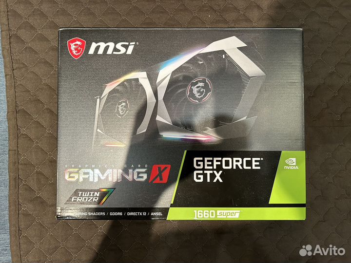 Видеокарта Nvidia Geforce GTX 1660 Super 6гб