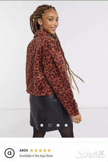 Леопардовое пальто