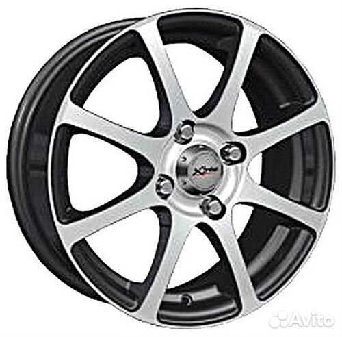 R14 4x100 5,5J ET35 D67,1 X'trike X-114М BK/FP