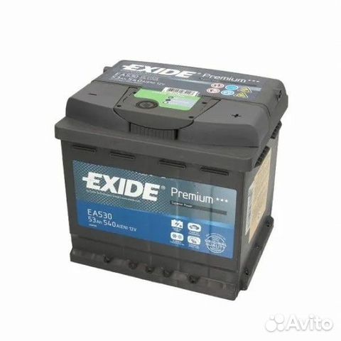 Аккумулятор exide Premium 53а/ч 540А(кубик)