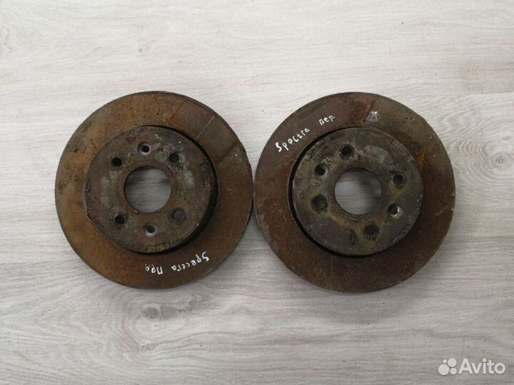 Диски тормозные передние Kia Spectra