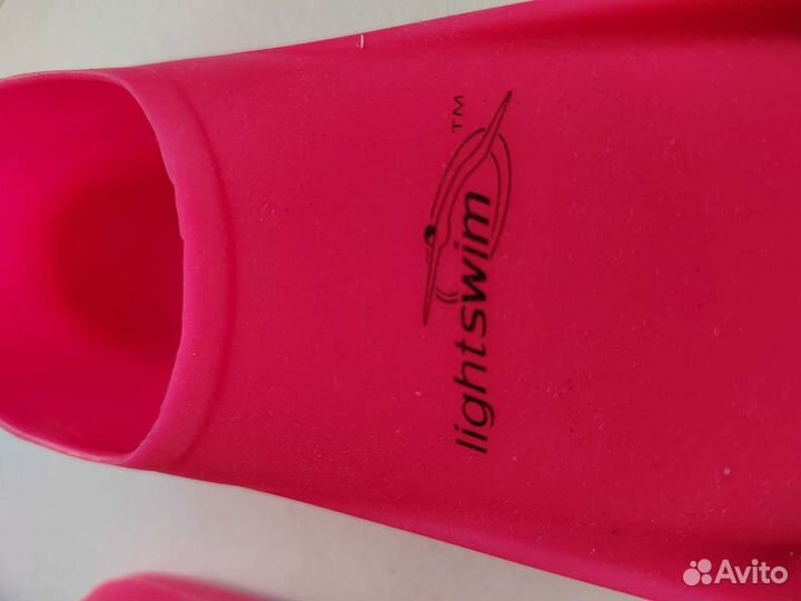 Ласты новые lightswim розовые
