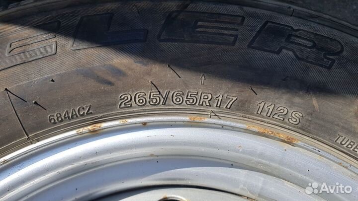 Диск с резиной 265 65 17