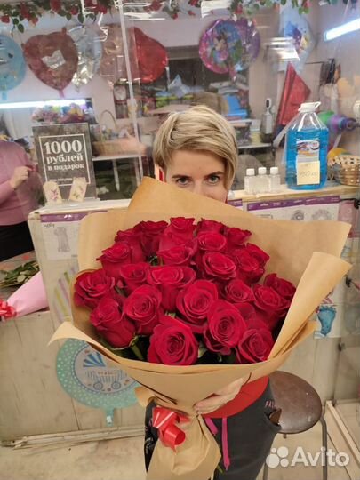 Розы 25 51 роза 101 штука доставка букеты