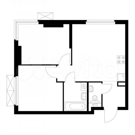 2-к. квартира, 48,7 м², 18/24 эт.