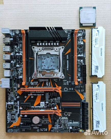 Комплект Kllisre x99 v1.23+Xeon 2620v3+DDR4 16GB