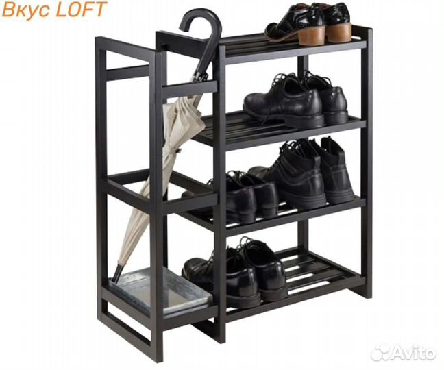 Обувница в стиле лофт