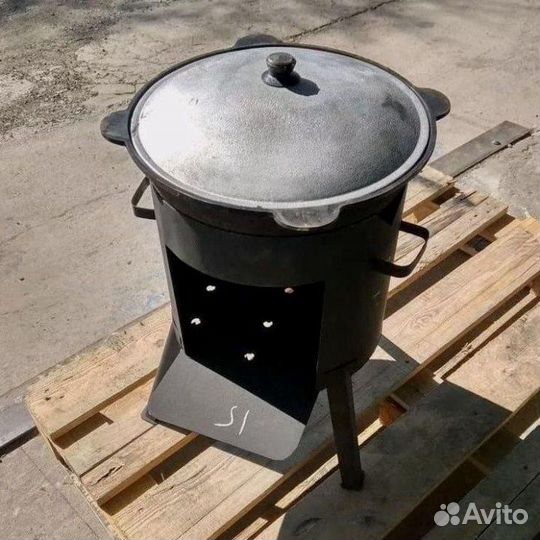 Казан с печью