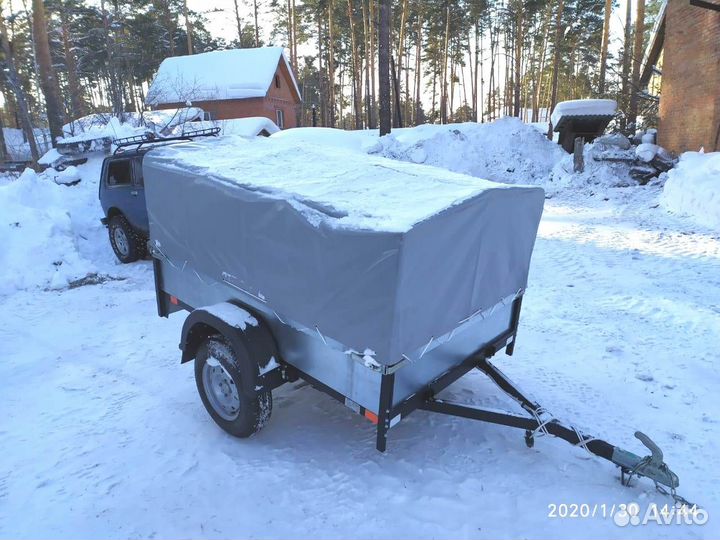 Прицеп легковой Б-2 алтай 205х130 с тентом 100