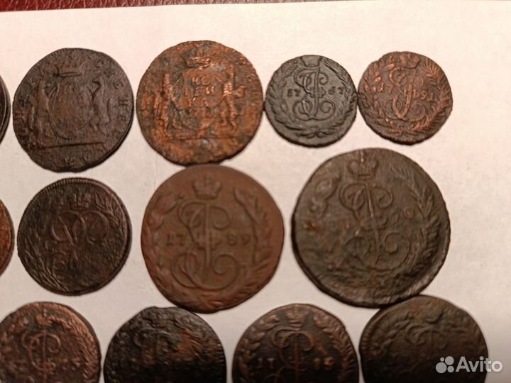 Полушки 1757, Деньги 1772 по 1793 год 1796