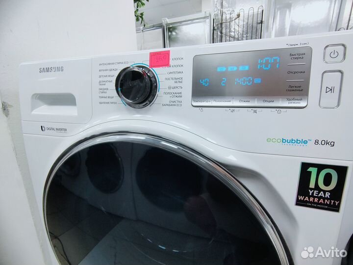 Стиральная машина Samsung eco bubble 8 кг