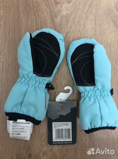 Варежки на 1-2 года новые