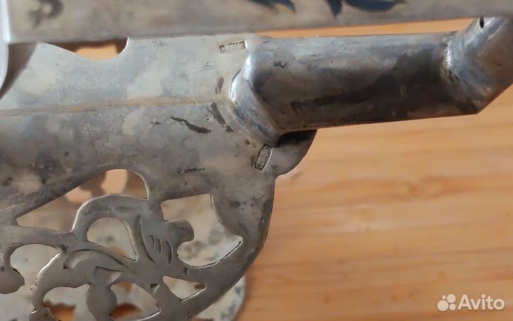 Подстаканник, серебро 875, Кубачинское