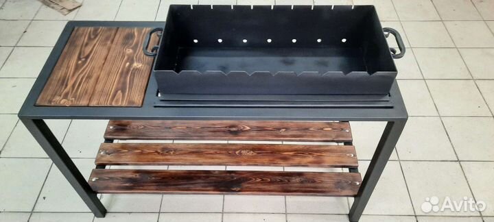 Мангал в стиле лофт