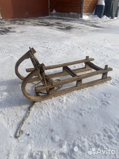 Детские зимние санки