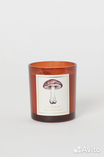 Свеча Forest Лес Гриб Осень H&M home