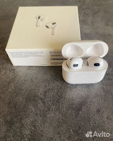 Беспроводные наушники apple airpods 3