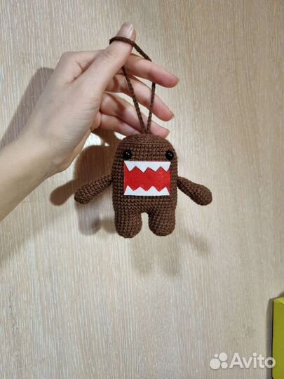 Домокун вязаная игрушка