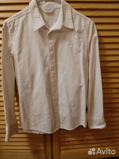 Рубашка школьная для мальчика 9/10 лет