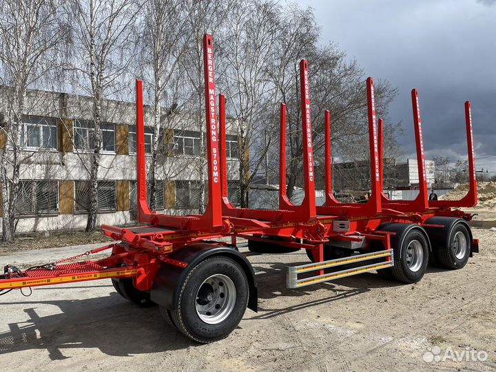 Прицеп лесовоз (сортиментовоз) Berger 8853-0000030-02, 2023