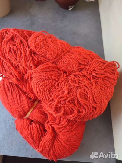 Пряжа чистая шерсть СССР Лот 3