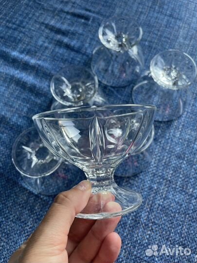 Креманки 6 шт. Стекло France