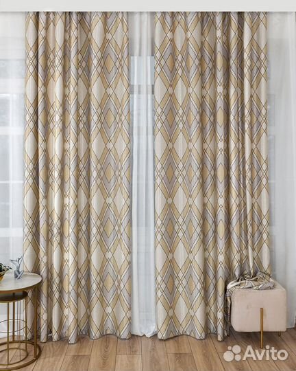 Шторы Левен новые пошив