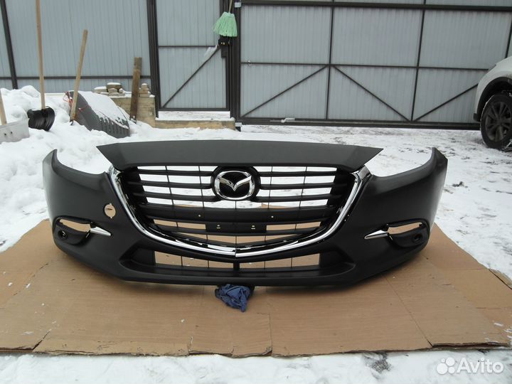 Бампер передний в сборе Аналог Mazda 3 BM BN 16-19