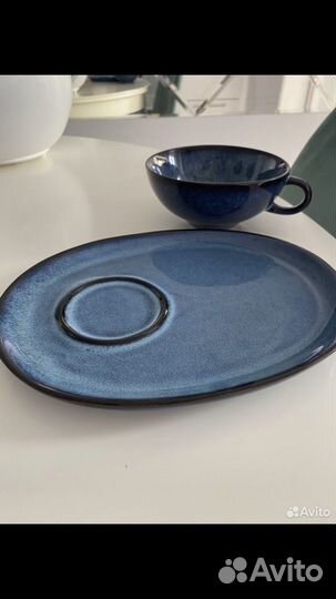 Набор чашка и тарелка IKEA