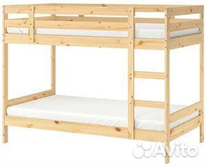 Двухъярусная кровать икеа мидал