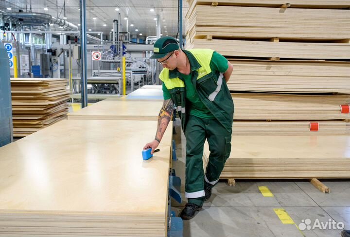 Разнорабочий шпона и фанеры вахта