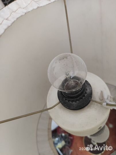 Торшер напольный с абажуром СССР