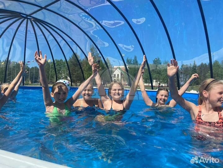 Купол для бассейна. Павильон для бассейна