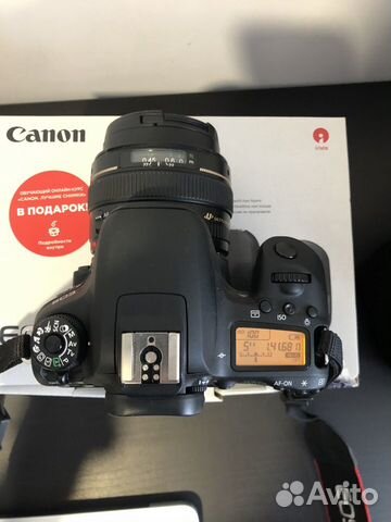 Фотоаппарат canon 77d + ef 50mm f/1.4 usm объявление продам