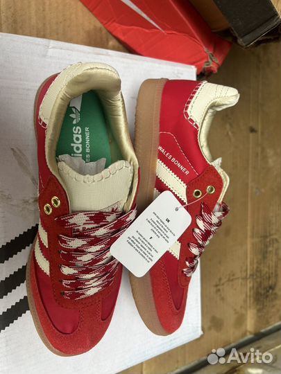 Кеды Wales Bonner x Adidas Samba Red White