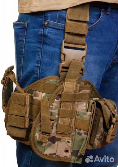 Кобура набедренная с подсумками