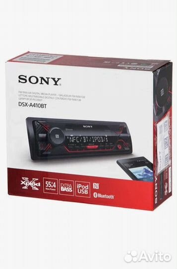 Автомагнитола sony DSX-A410BT