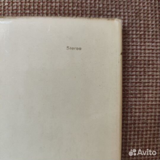Beatles White album 1968 UK Apple 1 press без EMI