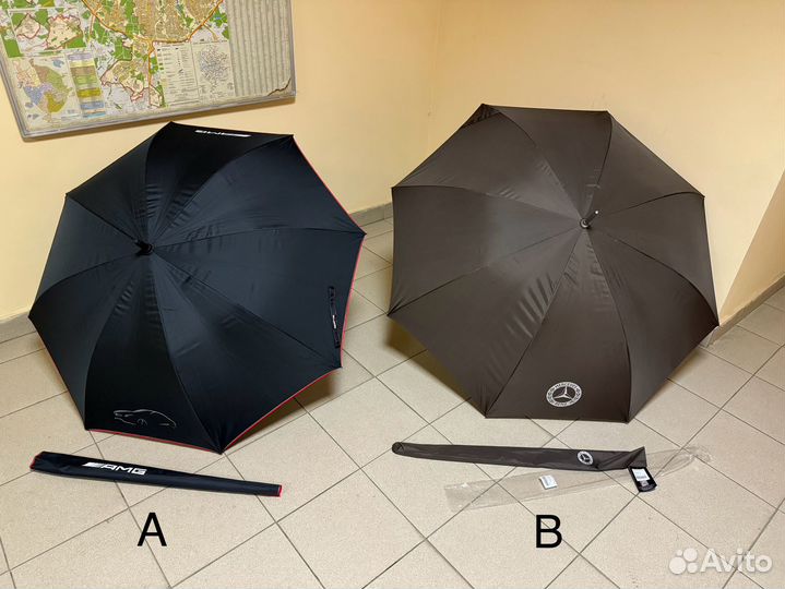 Зонт трость AMG Mercedes Collection амг мерседес